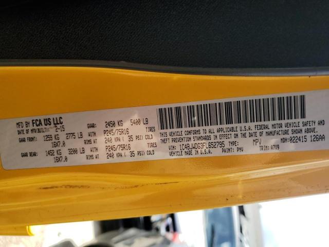 1C4BJWDG3FL652795 Jeep Wrangler Unlimited Sport