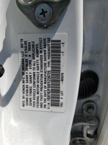 19XFB2F55FE239725 Honda Civic Lx