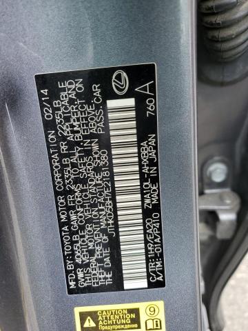 JTHKD5BH7E2181380 Lexus CT 200