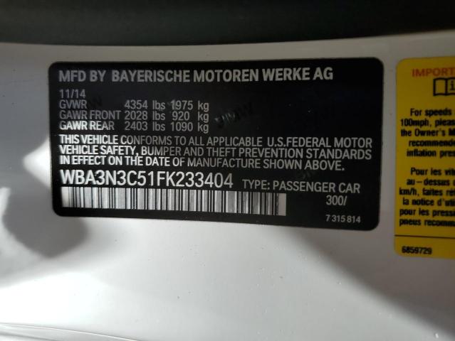 WBA3N3C51FK233404 BMW 428 I