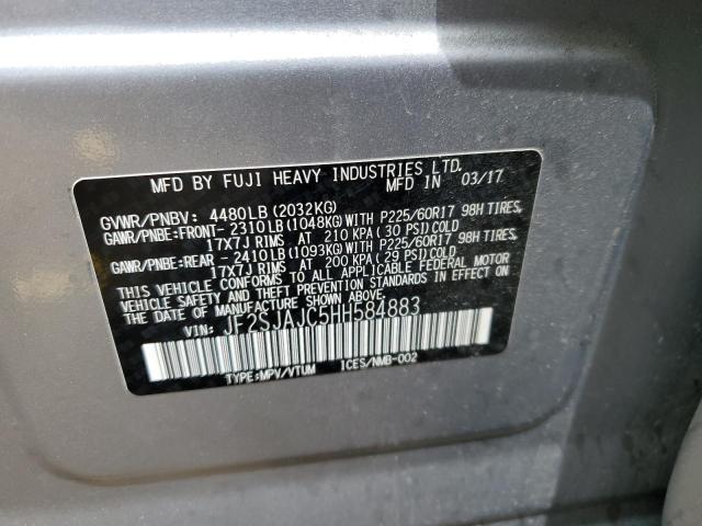 JF2SJAJC5HH584883 Subaru Forester 2.5i Limited