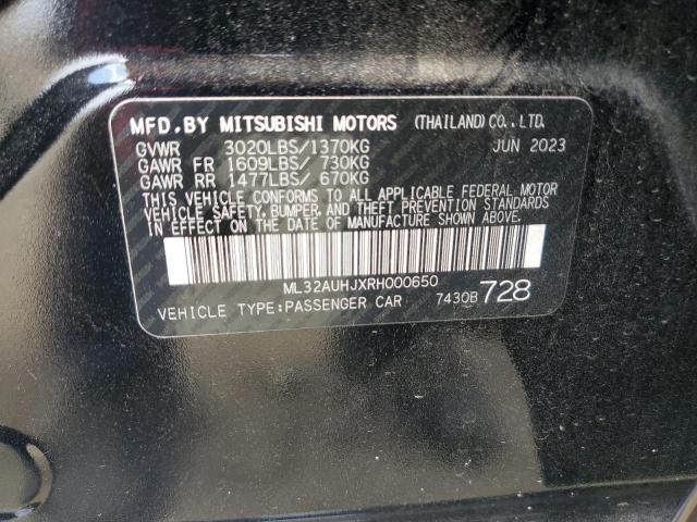 ML32AUHJXRH000650 Mitsubishi MIRAGE ES