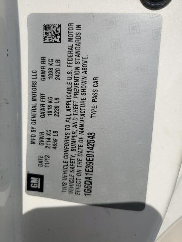 1G6DA1E39E0142543 Cadillac CTS