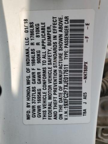 19XFC2F7XJE017611 Honda CIVIC EX