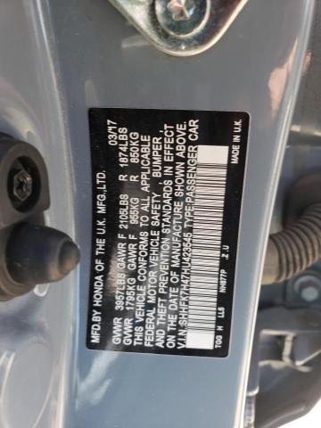 SHHFK7H47HU423545 Honda Civic Sport
