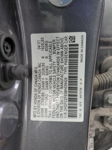 2HGFC2F65MH556428 Honda Civic Lx