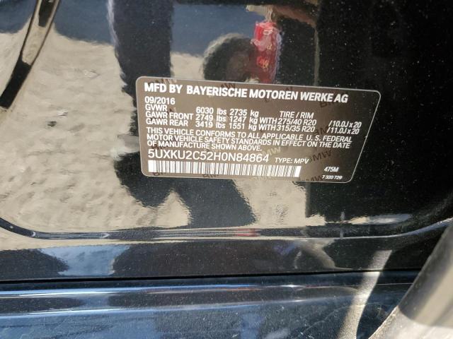 5UXKU2C52H0N84864 BMW X6 Xdrive35i