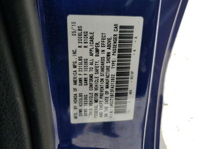 1HGCT1B73FA013902 Honda ACCORD EX