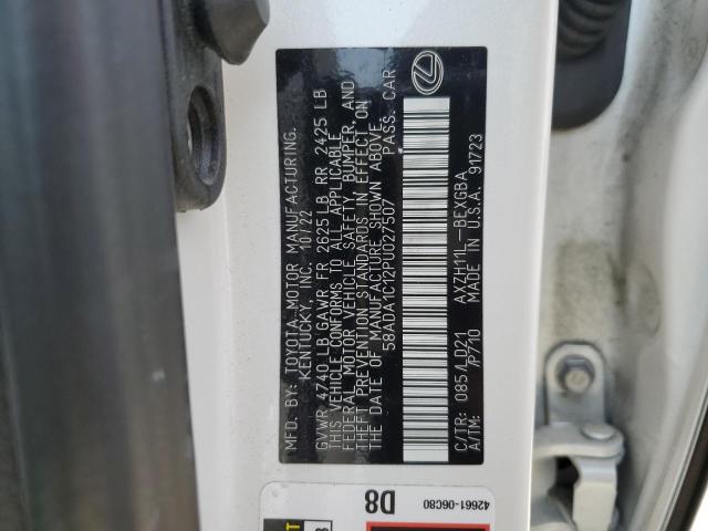 58ADA1C12PU027507 Lexus Es 300h Base
