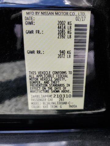 1N4BL3AP4HC210310 Nissan ALTIMA 3.5