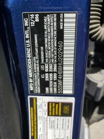 55SWF4HB8HU202960 Mercedes-Benz C 350E