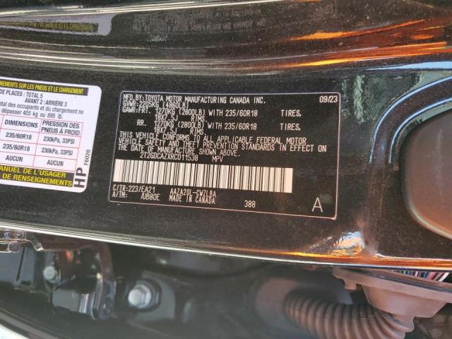 2T2GDCAZXRC011538 Lexus Nx 250 Premium