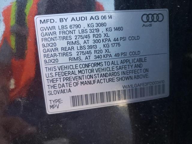 WA1LGAFE3FD003410 Audi Q7 Premium Plus