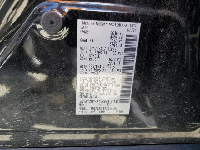5N1AT2MT4EC861310 Nissan ROGUE S