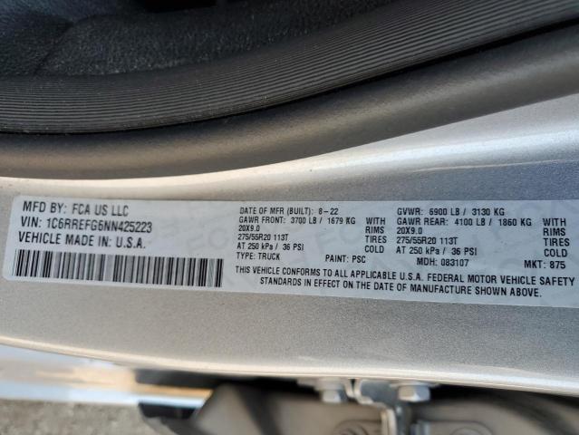 1C6RREFG6NN425223 RAM 1500 Big Horn/lone Star