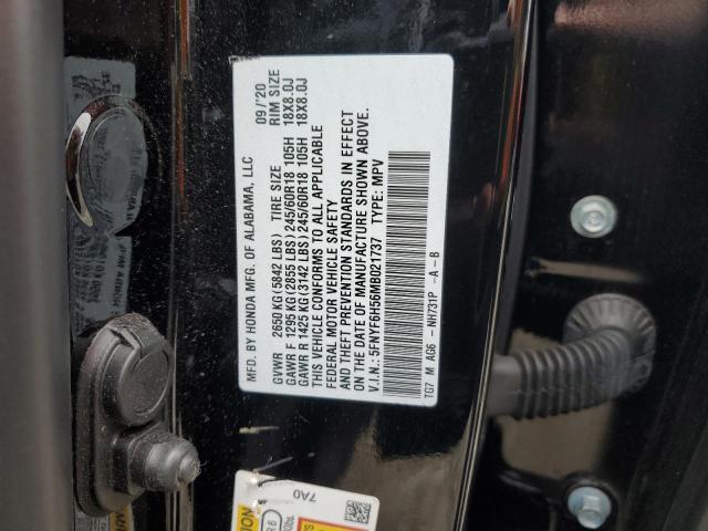 5FNYF6H56MB021737 Honda PILOT EXL
