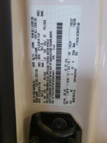 1FTEX1EP3FKD95401 Ford F150 Super Cab