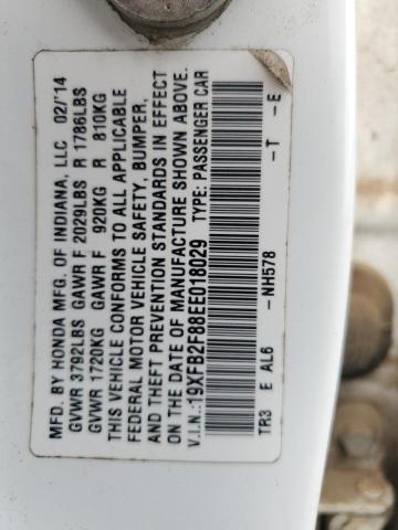 19XFB2F88EE018029 Honda CIVIC EX
