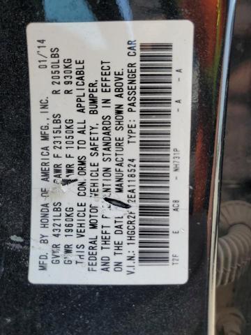 1HGCR2F52EA118524 Honda Accord Sport