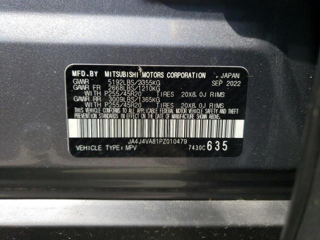 JA4J4VA81PZ010479 Mitsubishi Outlander