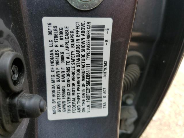 19XFC2F56GE064111 Honda Civic Lx