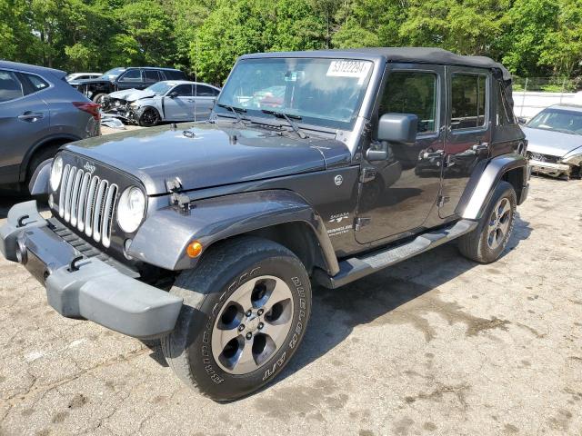 53122294 :رقم المزاد ، 1C4BJWEG4HL547801 vin ، 2017 Jeep Wrangler Unlimited Sahara مزاد بيع