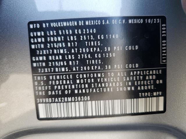 3VVRB7AX2RM036306 Volkswagen TIGUAN S