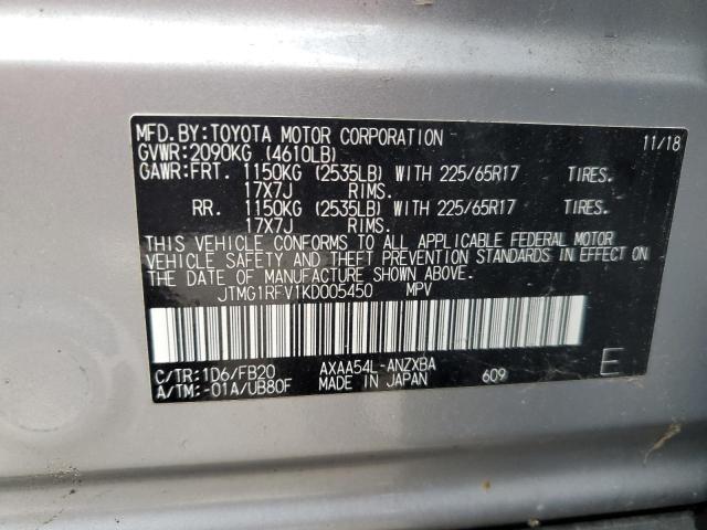 JTMG1RFV1KD005450 Toyota RAV4 LE