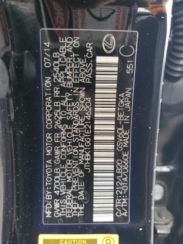 JTHBK1GG1E2146204 Lexus ES 350