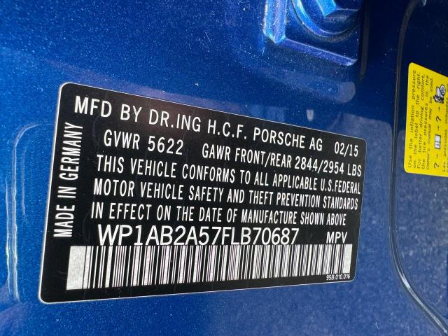 WP1AB2A57FLB70687 Porsche MACAN S