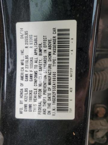 1HGCR2F55EA198580 Honda Accord Sport