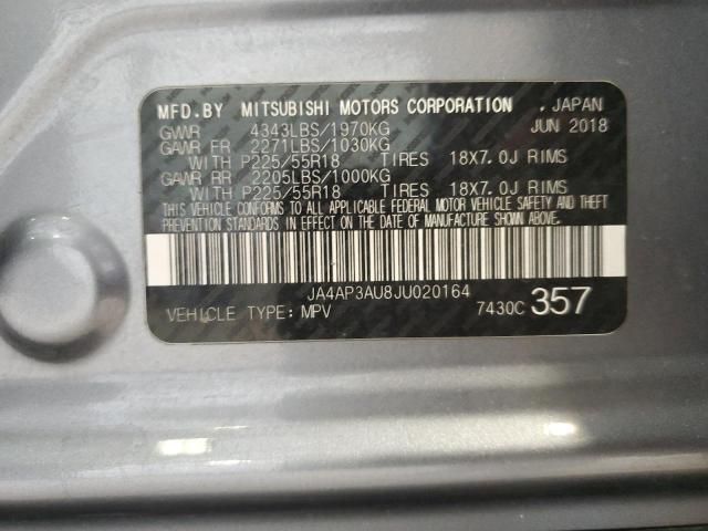 JA4AP3AU8JU020164 Mitsubishi Outlander Sport Es