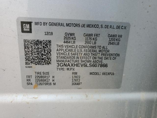 3GNAXHEV6LS607866 Chevrolet EQUINOX LS