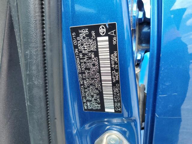 JTDKDTB30F1583825 Toyota PRIUS C