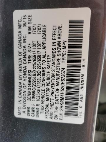 2HKRM4H52GH672674 Honda CR-V EX