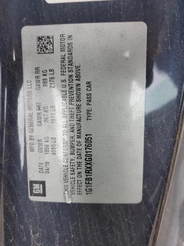 1G1FB1RXXG0176051 Chevrolet CAMARO LT
