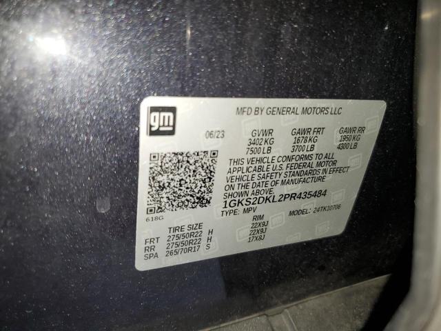 1GKS2DKL2PR435484 GMC YUKON DENALI
