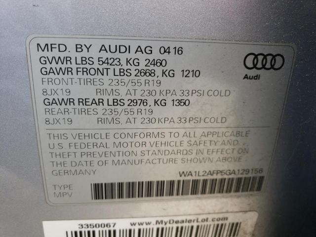 WA1L2AFP5GA129156 Audi Q5 Premium Plus