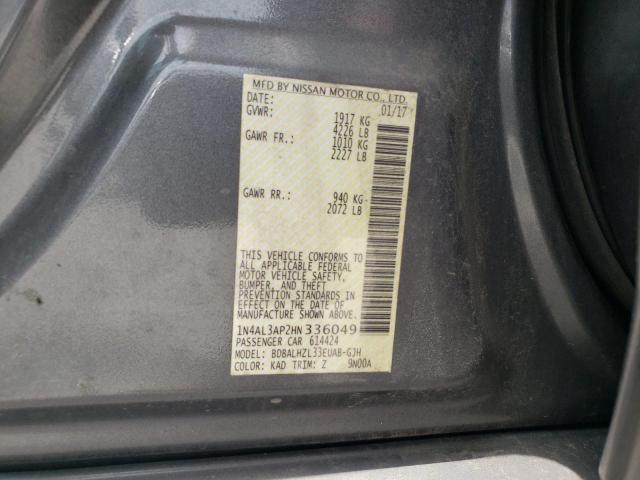 1N4AL3AP2HN336049 Nissan ALTIMA 2.5