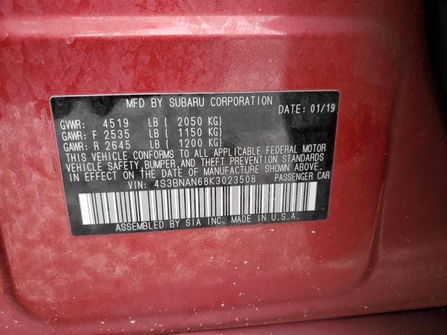 4S3BNAN68K3023508 Subaru Legacy 2.5i Limited