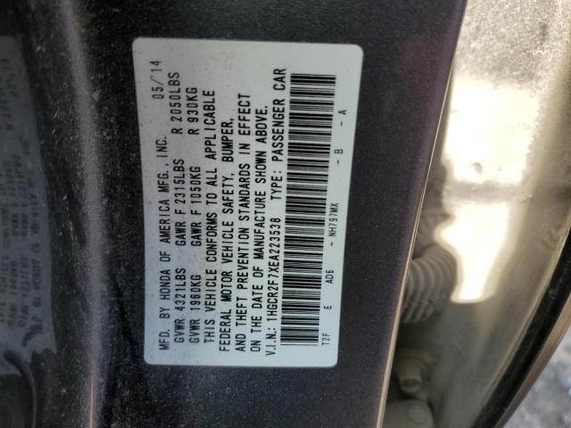 1HGCR2F7XEA223538 Honda ACCORD EX