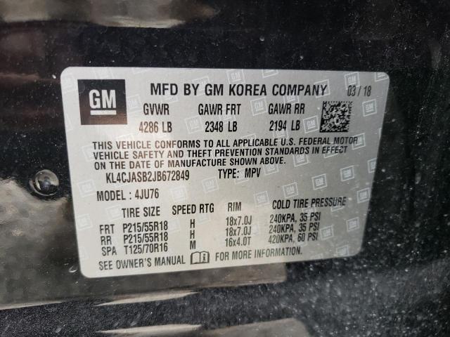 KL4CJASB2JB672849 Buick Encore Preferred