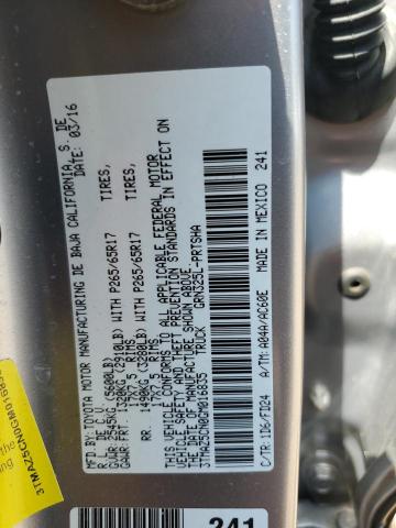 3TMAZ5CN0GM016835 Toyota Tacoma Double Cab
