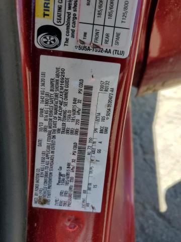 3FADP4EJXEM169250 Ford 2014