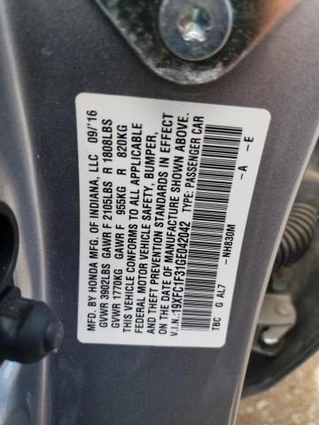 19XFC1F31GE042042 Honda CIVIC EX