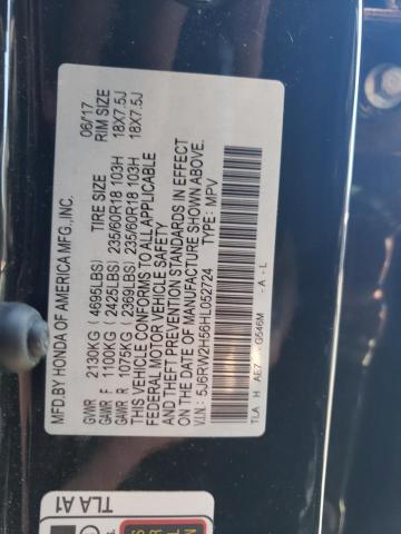 5J6RW2H56HL052724 Honda CR-V EX
