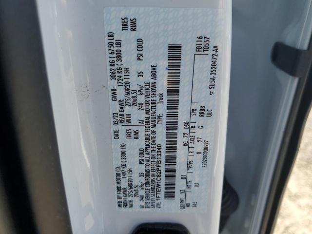 1FTEW1C82PFB13340 Ford F150 Supercrew