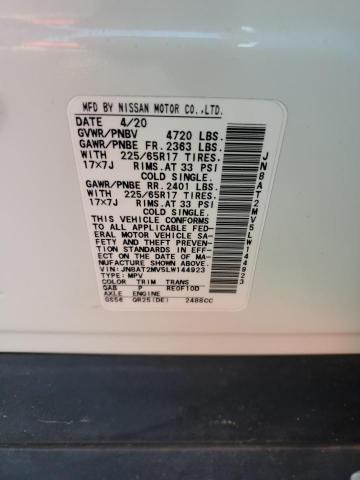 JN8AT2MV5LW144923 Nissan ROGUE S