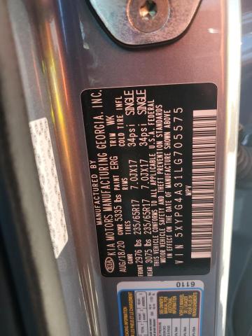 5XYPG4A31LG705575 KIA SORENTO L