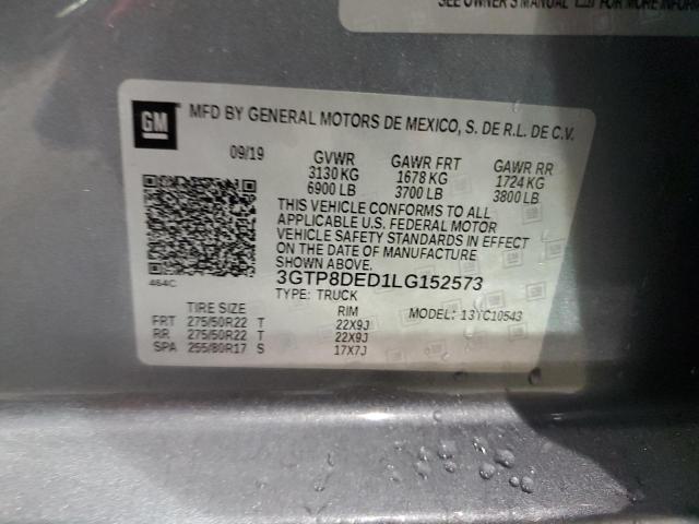 3GTP8DED1LG152573 GMC Sierra C1500 Slt